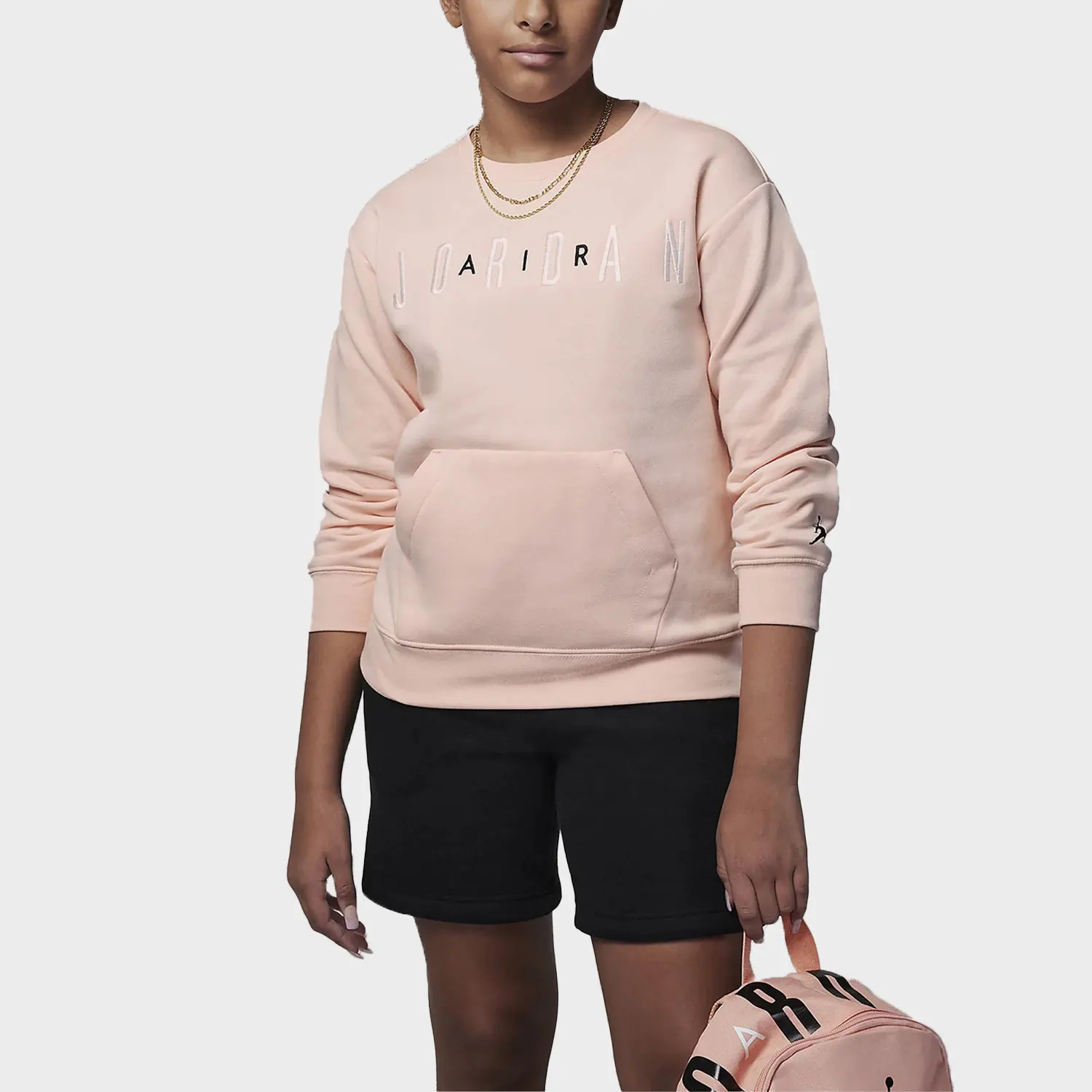 

Оригинальная многослойная спортивная повседневная толстовка с капюшоном для мальчиков Nike Air Jordan FD9273-664