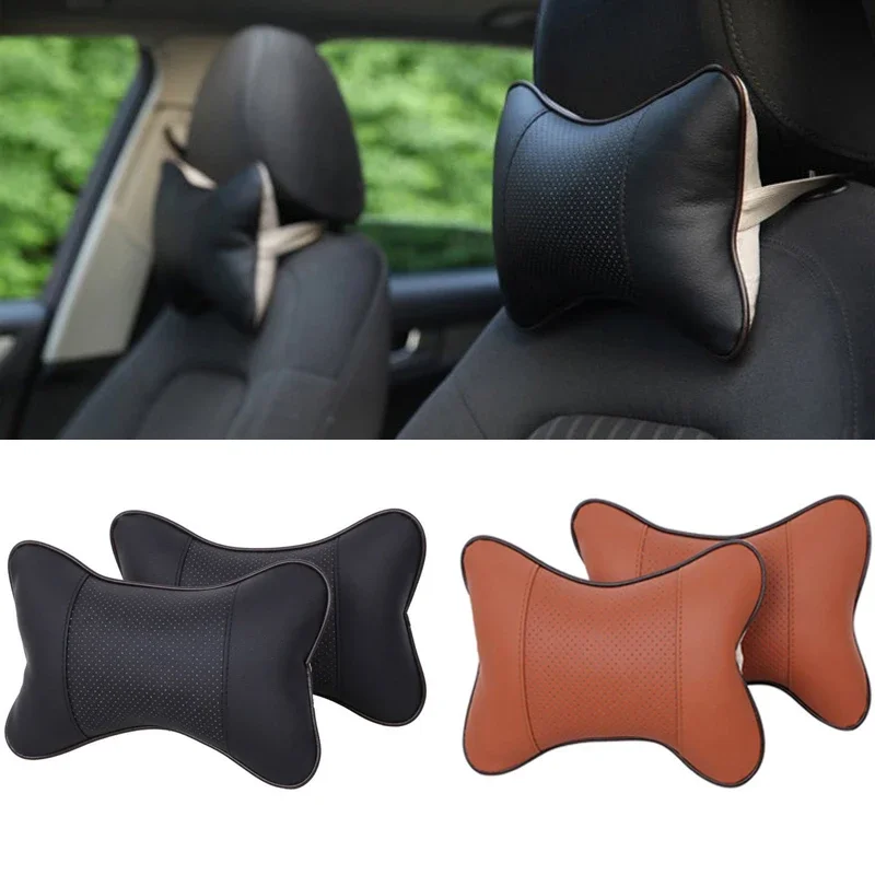 

1PC Car Neck Pillows Car Headrest Cushion Support Seat Accessories Universal Backrest Safety Pillow Auto Interior Accessories