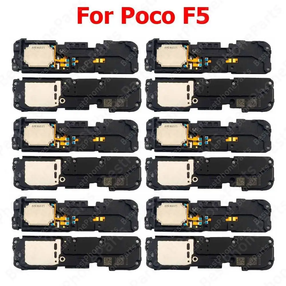 Loudspeaker For Xiaomi Poco F5 Loud Speaker Buzzer Ringer Sound Module Mobile Phone Spare Parts