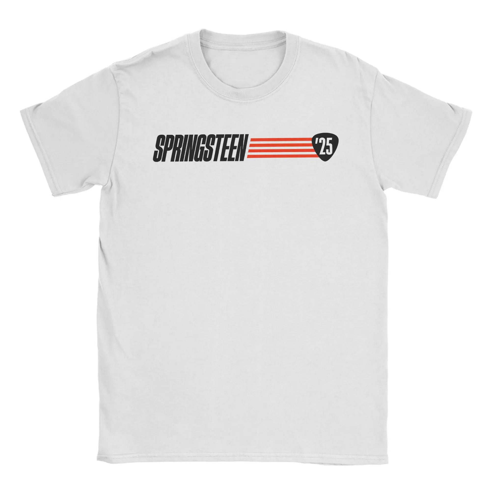 ブルース・スプリングスティーンツアー 2025 メンズ Tシャツ楽しい Tシャツ半袖クルーネック Tシャツ綿 100% 4XL 5XL 服