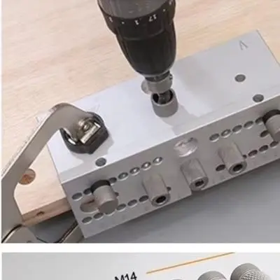 Achieve Perfectly Aligned Holes with 410mm Drill Sleeve Bushing for m14 Dowelling Jig Wood Drilling Guide Locator (1PC)