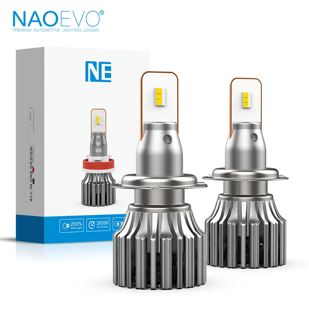 

NAOEVO NE MINI Desgin Автомобильная лампа для фар H11 Автомобильный светильник Canbus 1:1 Все в одном налобном виде Простая установка