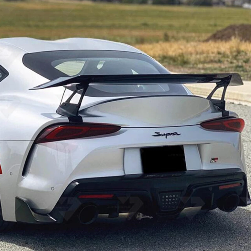 For Toyota Supra A90 Real Carbon Fiber Spoiler Accessories Car Trunk Refit Wing Tail Body Kit Voltex Style 2019 2020 2021