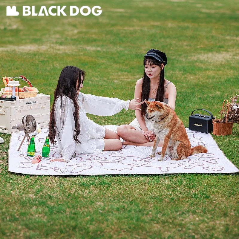 Naturehike Blackdog Ultrasonic Picnic Mat Waterproof Blanket Aluminum Film Carpet Pad Camping Outdoor Beach Mattress 200x200cm