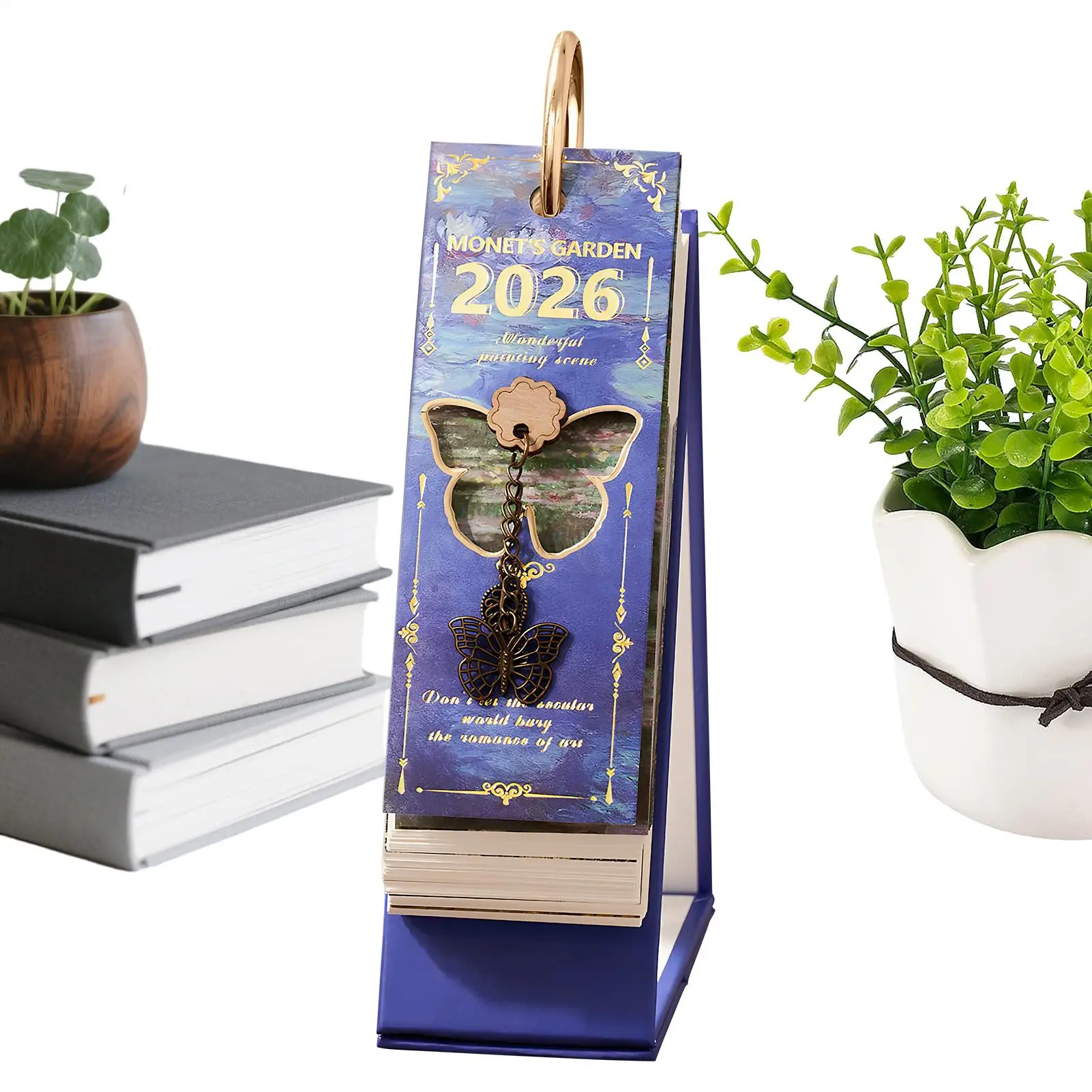 

Desktop Calendar 2026 Oil Painting Schedule Organizer Standing Calendar For Family School Classroom Workplace Kitchen Study Room