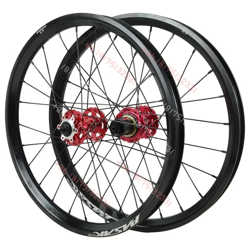 20 inch 406 Mountain Bike Wheels 20'' MTB Bicycle hubs 24Holes Disc Brake 7/12 Speed front2 rear4 bearings Alloy Wheelset 6nails