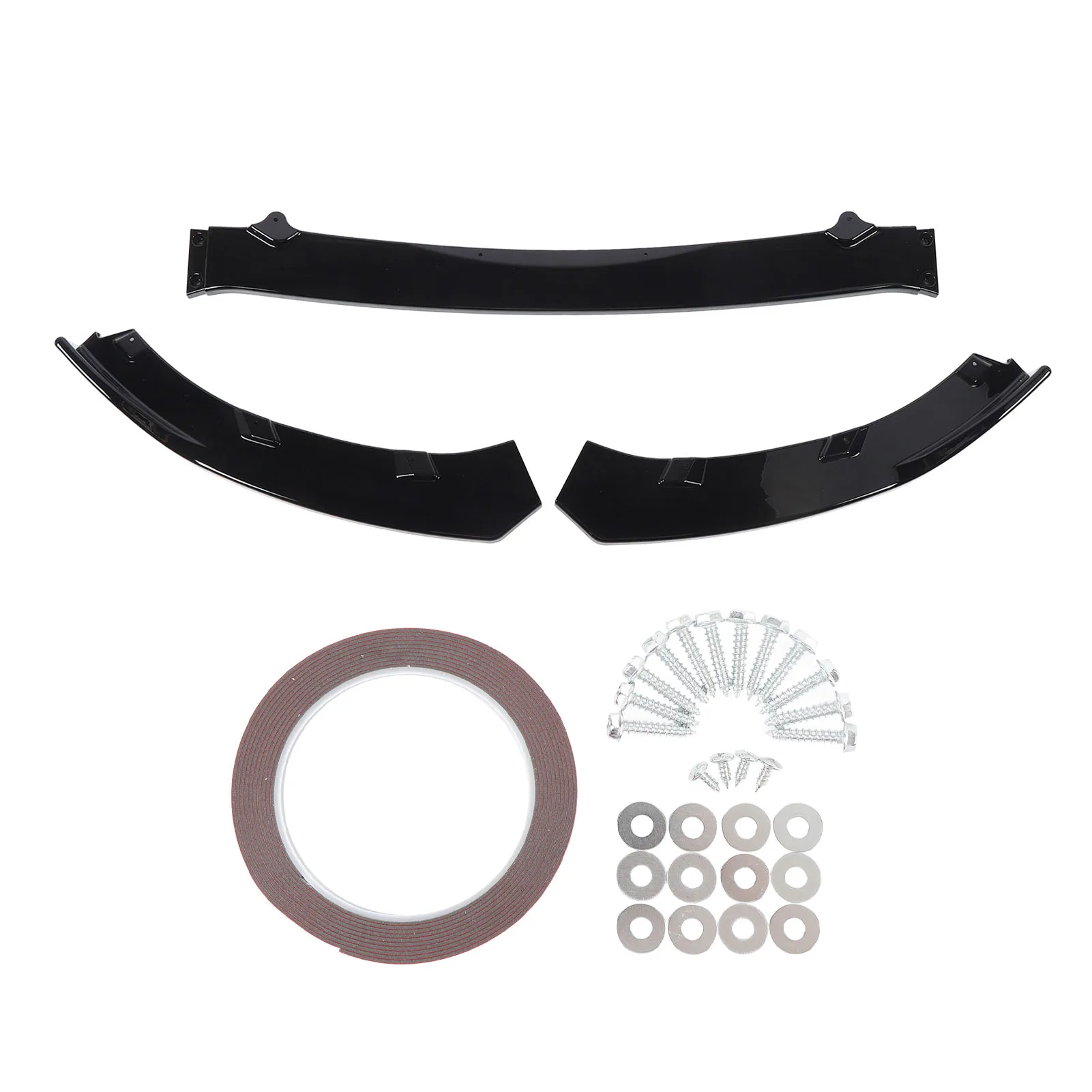 

Front Bumper Lip Splitter Glossy Black Racing Look Aerodynamic for MX-5 Miata ND 2016 Onwards Front Bumper Lip Diffuser