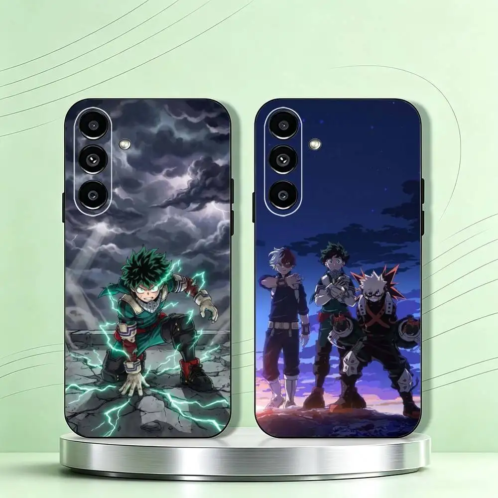 My Hero Academia-A All Might  Phone Case For Samsung Galaxy A73,A72,A71,A70,A53,A52,A51,Soft Silicone Black Cover Gift