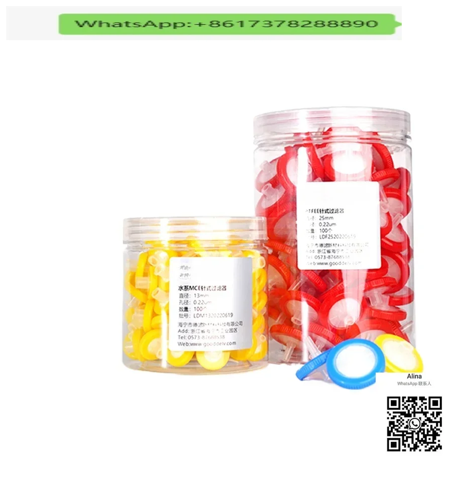 

MCE Organic PTFE Nylon Filter Microporous Membrane Head: 0.22 0.45