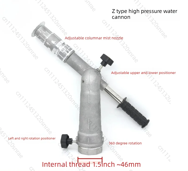 High Pressure Water Cannon Sprinkler Water Cannon Base Fire Truck Nozzle Spray Gun Water Gun Rotating Green Truck Sprinkler