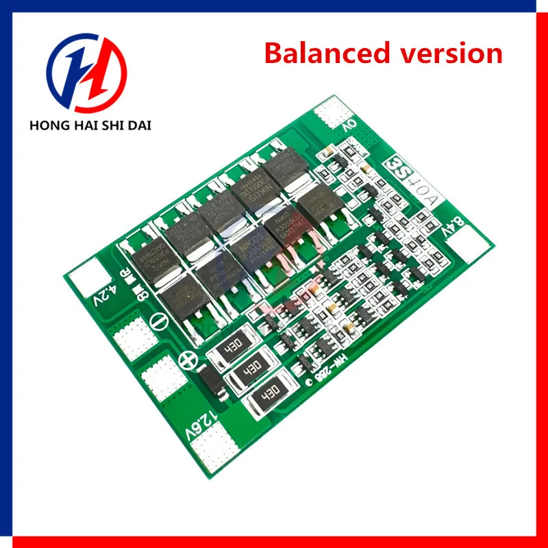 3S 40A Li-ion Lithium Battery Charger Lipo Cell Module PCB BMS Protection Board For Drill Motor 12.6V with Balance