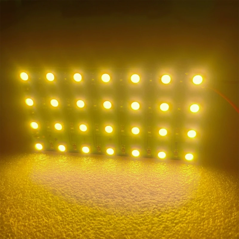 2023 New 5W 28 LEDs High Bright White Warm Light Panel  Board Night LED Lights  18650 Lithium Battery Light Board