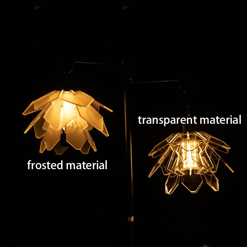 New Swante Small Stick Lamp 5050 Workshop Brand Design Cicada Wings Outdoor Camping Lampshade Sky Fire Lamp for Outdoor Camping