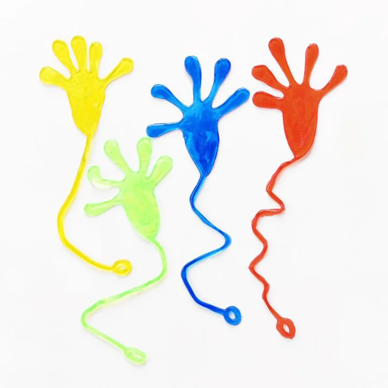 

Elastic Stretch Sticky 3pcs Kids Sticky Hands Palm Party Favor Wall climbing Toys Novelties Birthday Boy Girl Christmas Gift