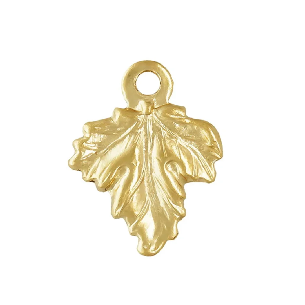 

5pcs 14K Gold Filled Small Tree Leaf Charms for Nature Bracelet Necklace Earring 1/20 14K