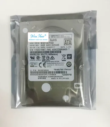 

For MQ01ABF050 notebook MQ01ACF050 500G 2.5 SATA2 5400RPM 8m slim 7mm 500GB