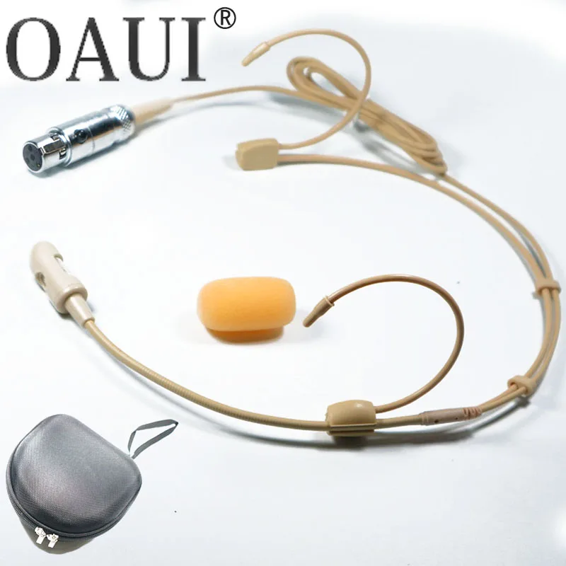 

Cardioid Headset Microphone for Shure ULX GLX SLX PGX Wireless Mic Protect System TA4F Mini Plug