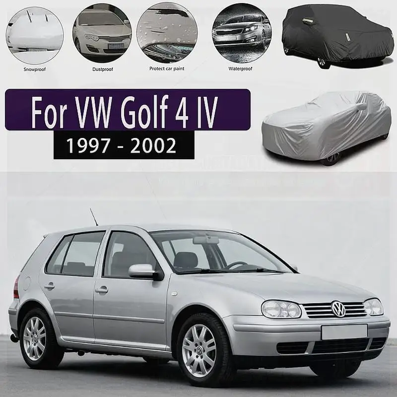 

Для улицы полный для VW Golf 4 IV 1997-2002 снежный солнцезащитный козырек водонепроницаемые пылезащитные автомобильные чехлы