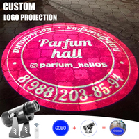 Custom Logo Projector Light Custom Logo Lamps Outdoor LED Rotating Customize Spotlight for Commercial Shop Entrance Floor Decor
