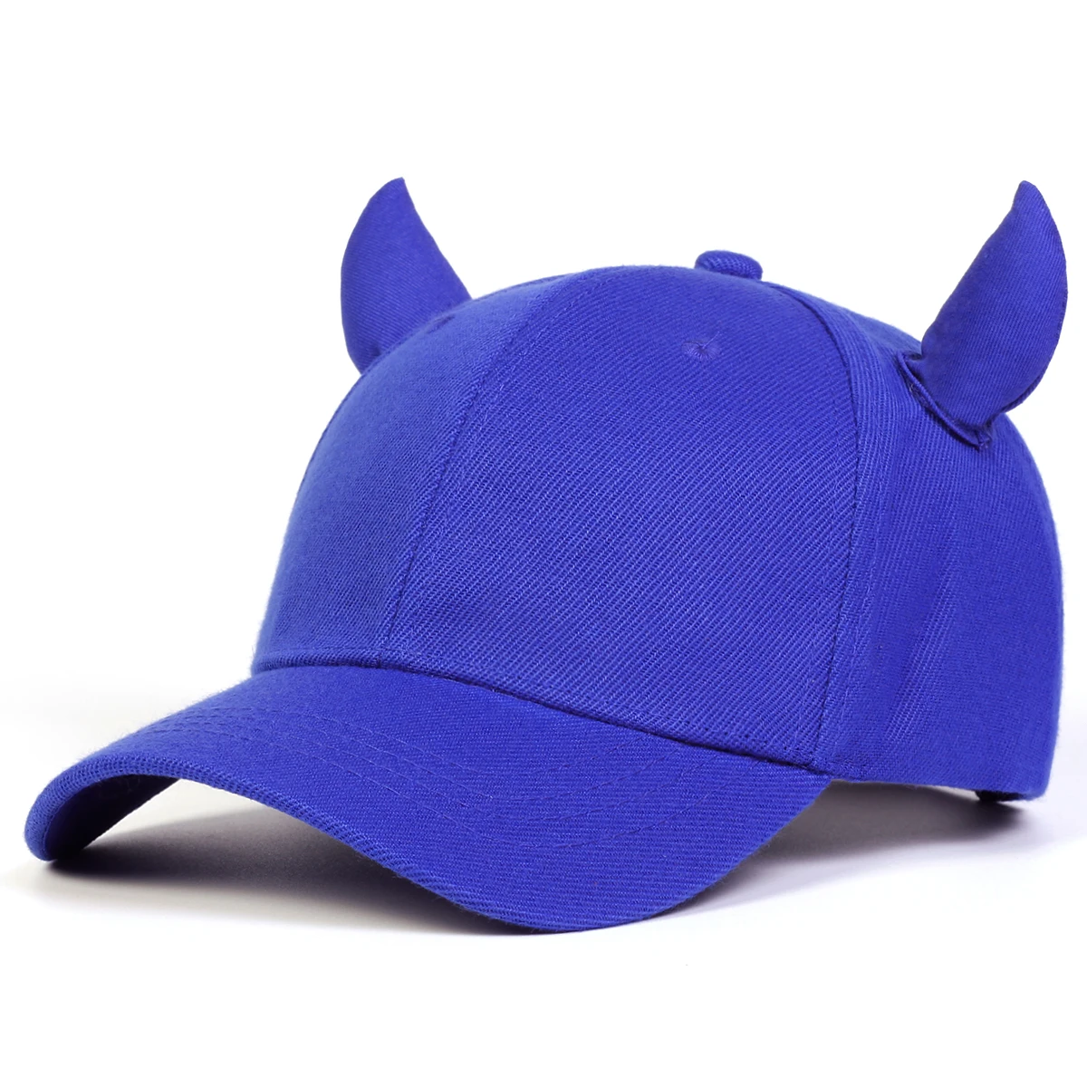 Unisex Personalized Bull Horn Baseball Caps Spring Autumn Outdoor Adjustable Casual Hats Sunscreen Hat