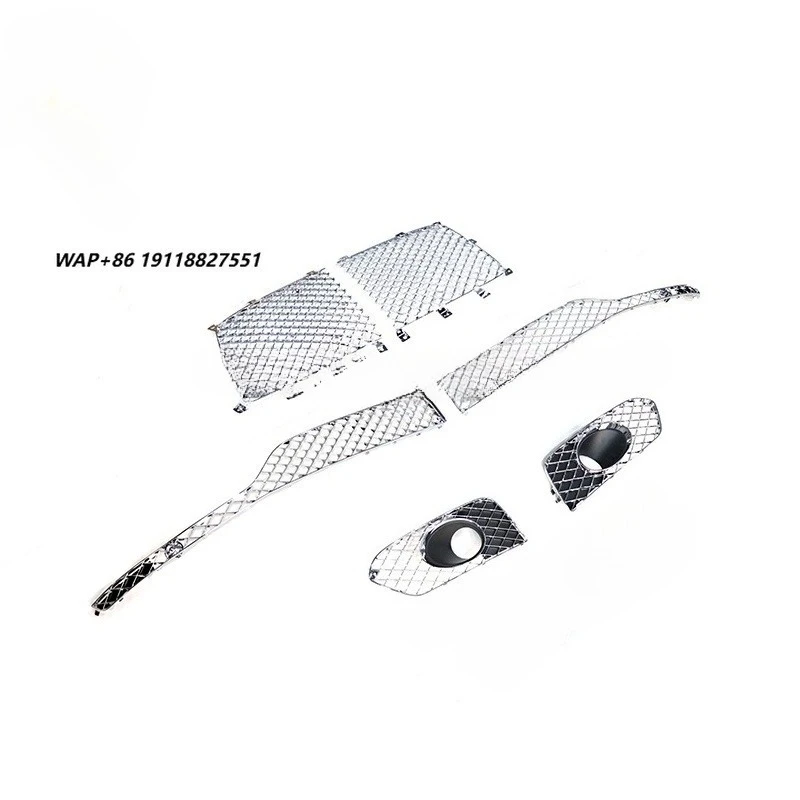 

2016-2019 OEM Style Front Electroplating Main Grill for Bentayga Car Electroplated Mesh Grille Air Intake Auto Parts