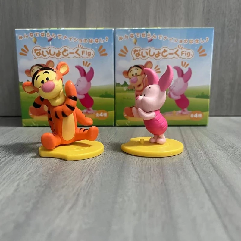 

4 шт./компл. аниме Винни Пух Шепот серии поросенок тигр уа экшн-фигурки игрушки настольная модель украшения подарок на день рождения