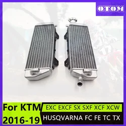 OTOM Motorcycle Accessories Cooling Radiator Water Tank For KTM EXC EXCF SX SXF XCF XCW HUSQVARNA FC FE TC TX TE250/300/350/125