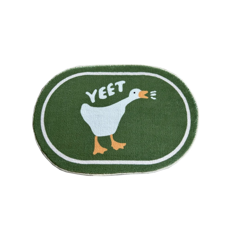 Cute Duck Bathroom Rug Funny Soft Bathtub Carpet Area Rugs Kitchen Rug Floor Mats Doormat Chic Home Room Decor