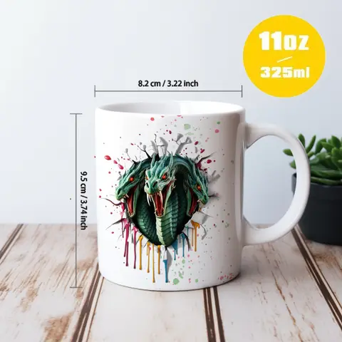 1 पीस 3D ऑरंगुटान स्नो मॉन्स्टर डायनासोर क्रिएटिव सिरेमिक मग मैन बीयर कप ऑफिस टी कप मग बॉय फ्रेंड्स बर्थडे गिफ्ट 10 best sales गॉडज़िला मग - №7