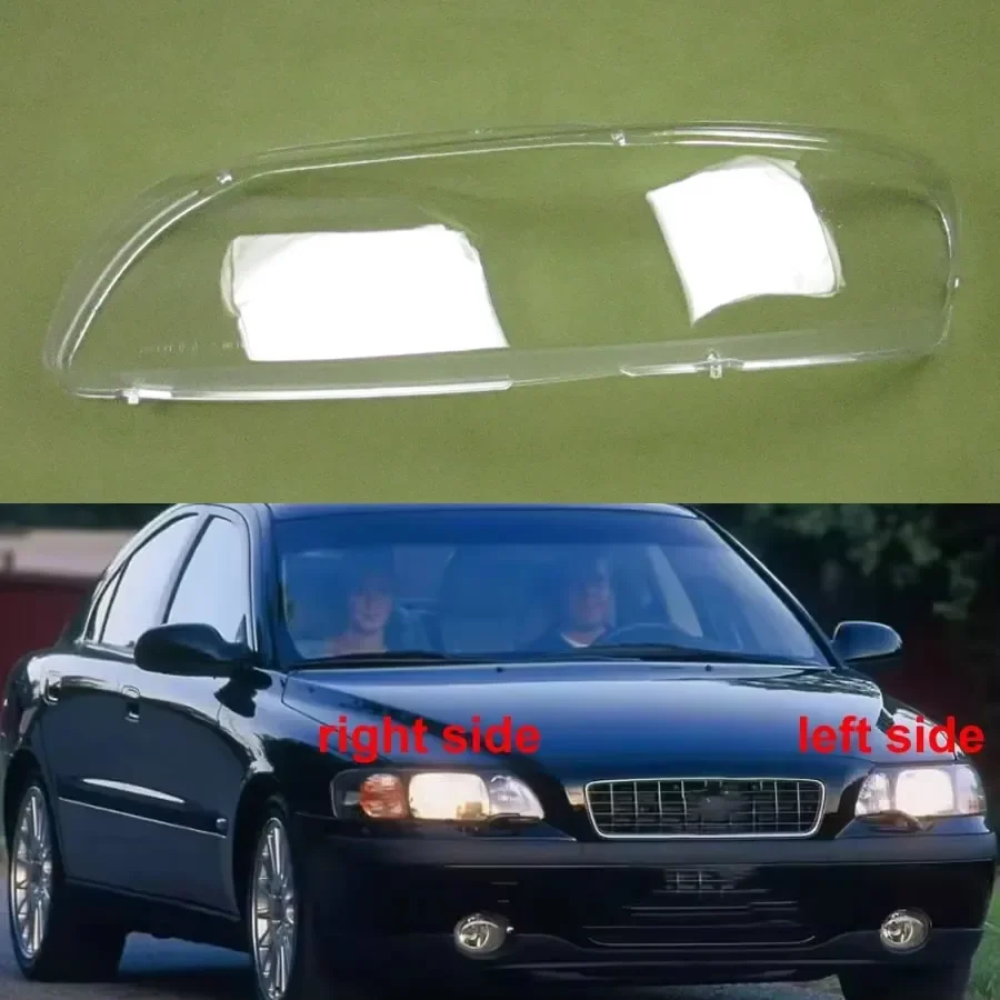 

For Volvo S60 V60 V70 2004 2005 2006-2008 Headlight Cover Transparent Headlamp Shell Lens Replace Original Lampshade Plexiglass