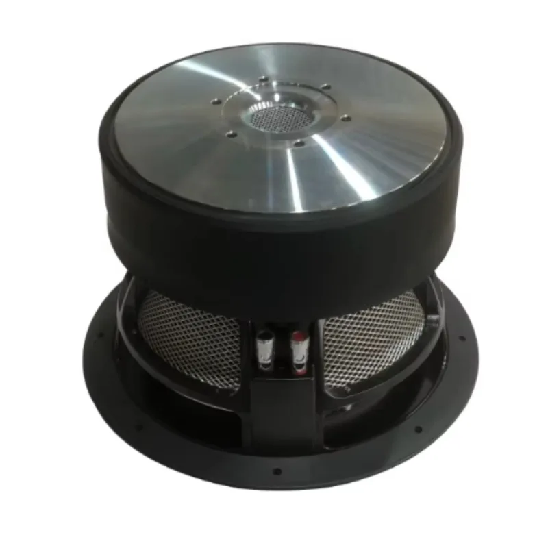 High Power 10-Inch Car Subwoofer Speaker with Dual 4 Ohm 1500W RMS Power DC 12V Voltage for Subwoofer Car Audio