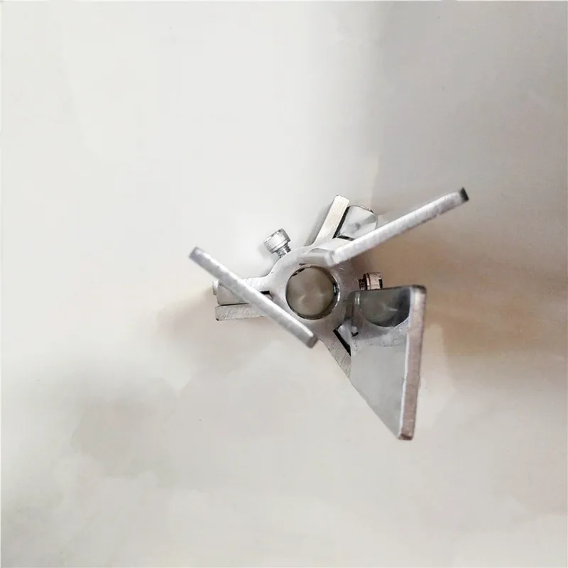 SUS 304 Steel Folding Propeller Agitator Blade Fold Paddle Stirer For Mixer Fan Machine Dispersion 3 Leaf Fan