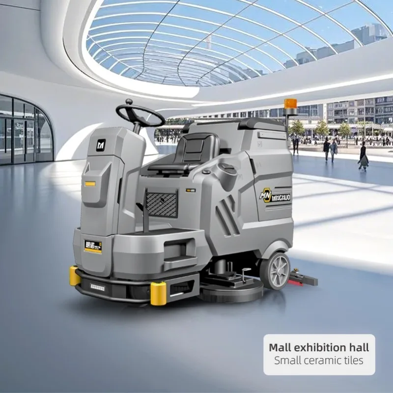 Airo MN-V86 Ride on Floor Scrubber Dryer 36V Battery Powered Industrial Cleaning Machine Automatic Floor Scrubber Washer