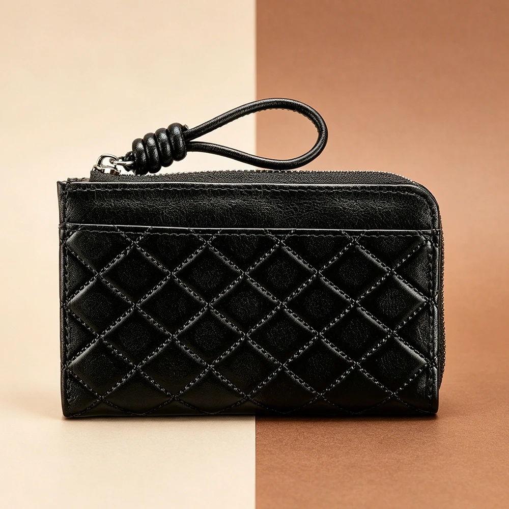 

New Simple Short Women Wallets High Quality Card Clips Zipper Female Coin Purses Credit Card Holder Photo Holder Gift For Girls
