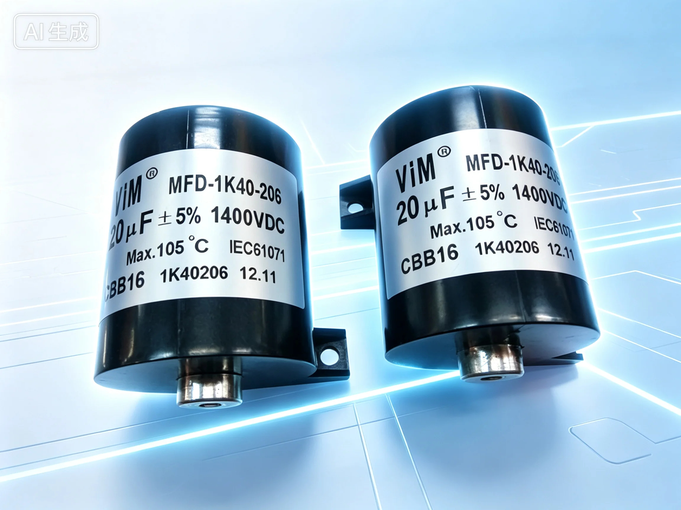 Capacitor for 1400VDC 20UF New Original 2pcs