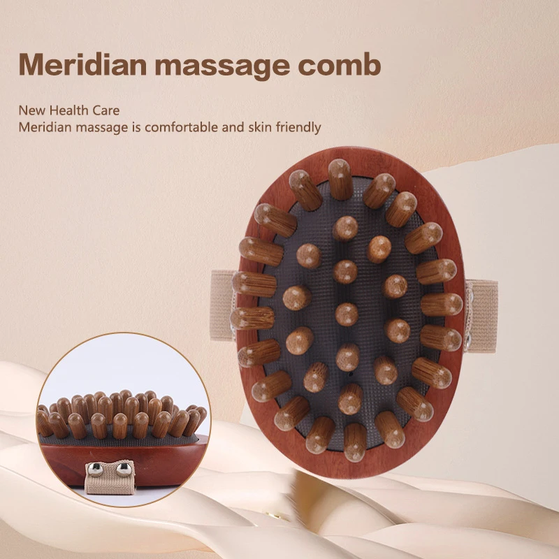 Scalp Massage Comb Brush Meridian Air-Spring Comb Head Hair Body Care Massage Abdomen Waist Relieve Fatigue Pain