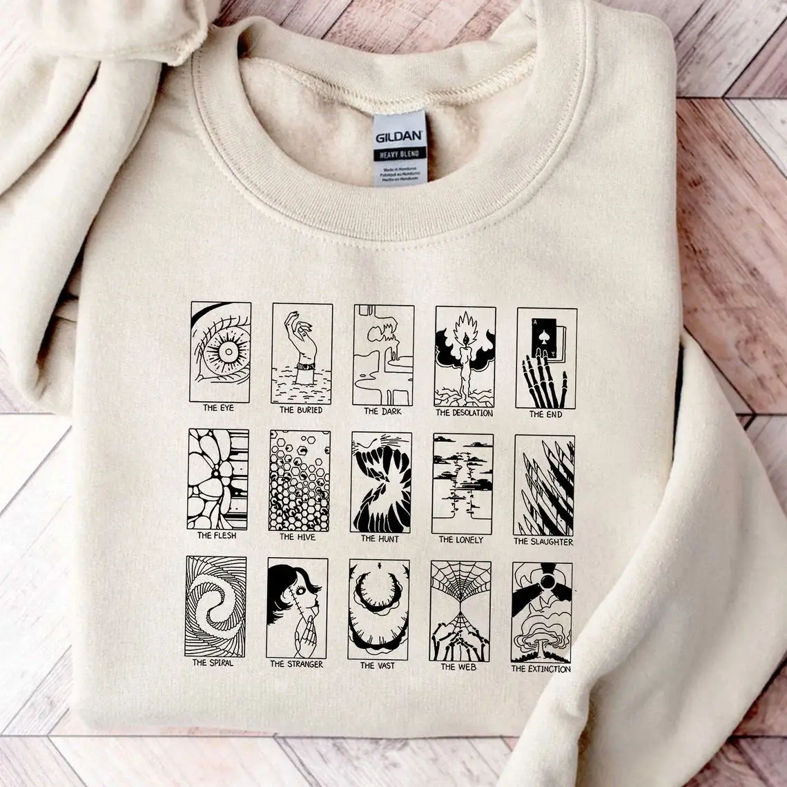 เสื้อสเวตเชิ้ต Fifteen Fears Magnus Archives ลายทีวีโชว์ แบบยูนิเซ็กซ์ ทรงหลวม ผ้าฟลีซหนานุ่ม อุ่นสบาย ใส่ได้ทั้งฤดูใบไม้ร่วงและฤดูหนาว คอกลม สไตล์ลำลอง