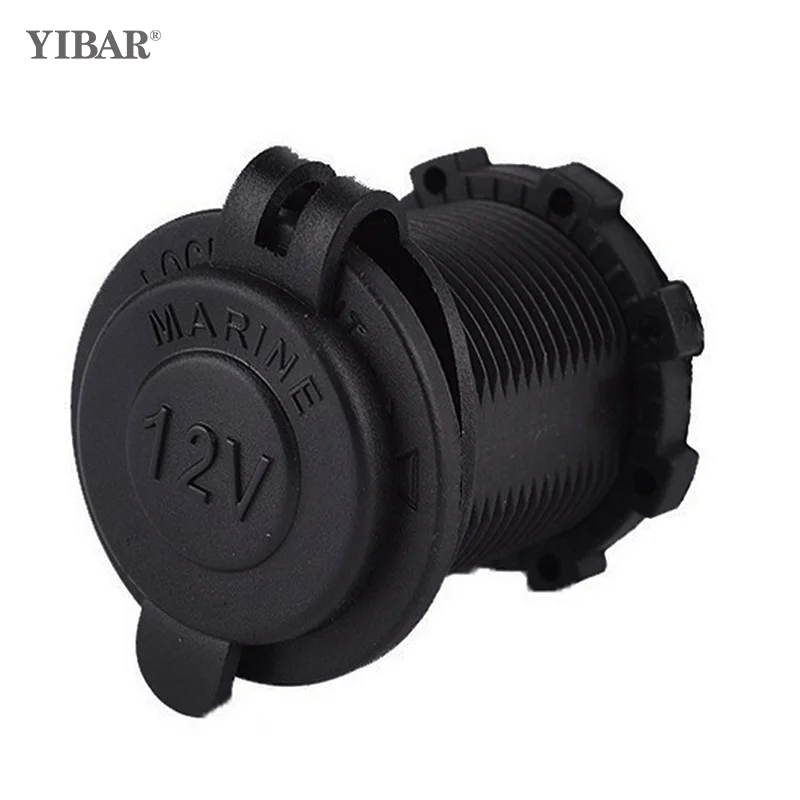 1 pcs Cigarette Lighter Socket 12V Waterproof Car Boat Motorcycle Cigarette Lighter Sockets Power Plug Outlet