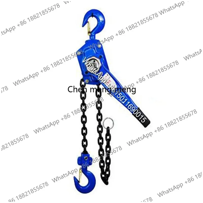 Small portable chain hoist 0.75 ton 0.8 ton 1 ton manual hanging hoist hand tensioner tensioner