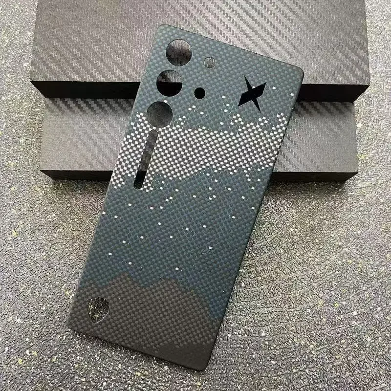 

Real Aramid Carbon Fiber Phone For Nubia Red Magic 10 Pro 10Pro Plus Slim carbon fiber Case For Nubia RedMagic 10Pro Plus Cover