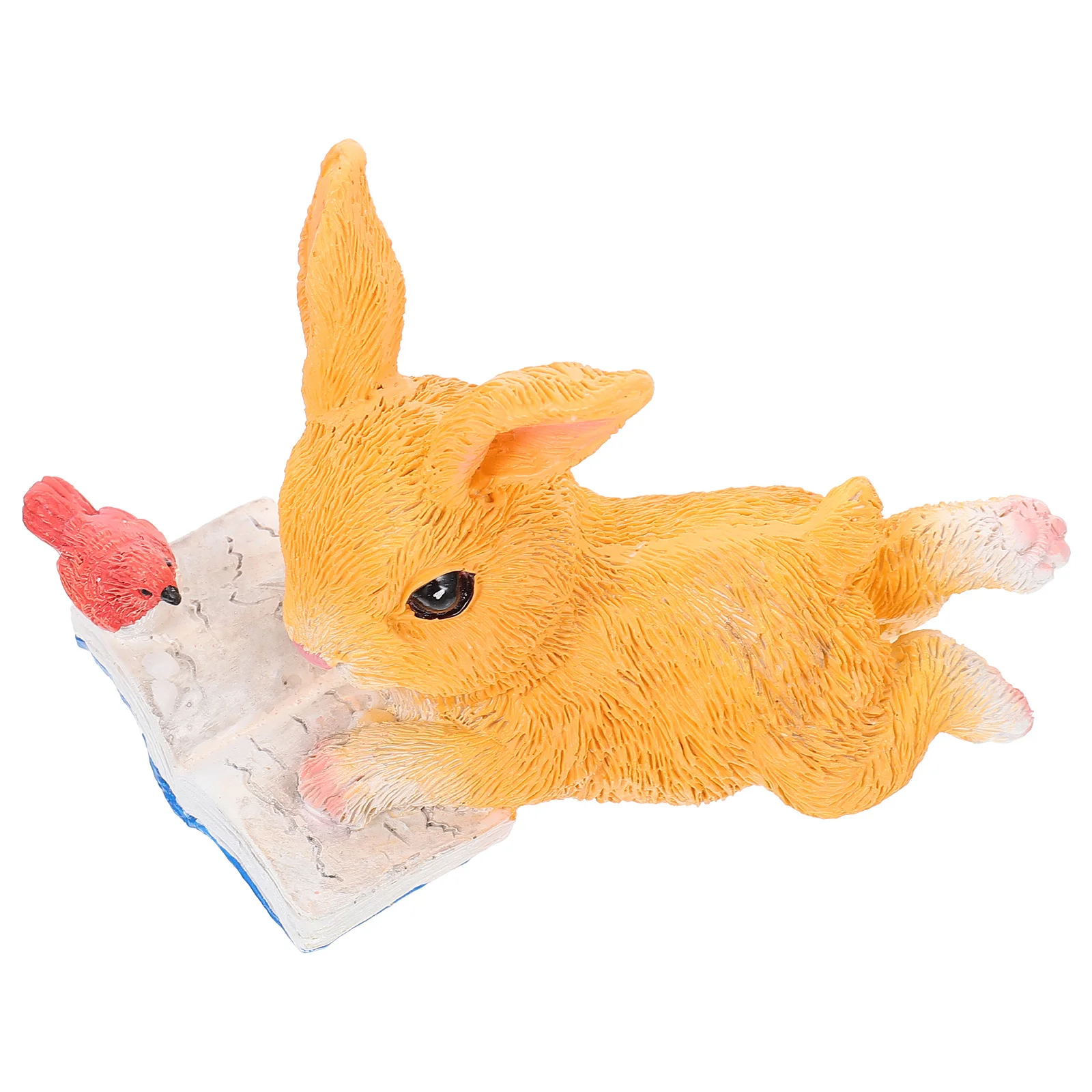 

Creative Resin Rabbit Statue Garden Decoration for Outdoor Indoor Use Bunny Adornment for Patio Lawn