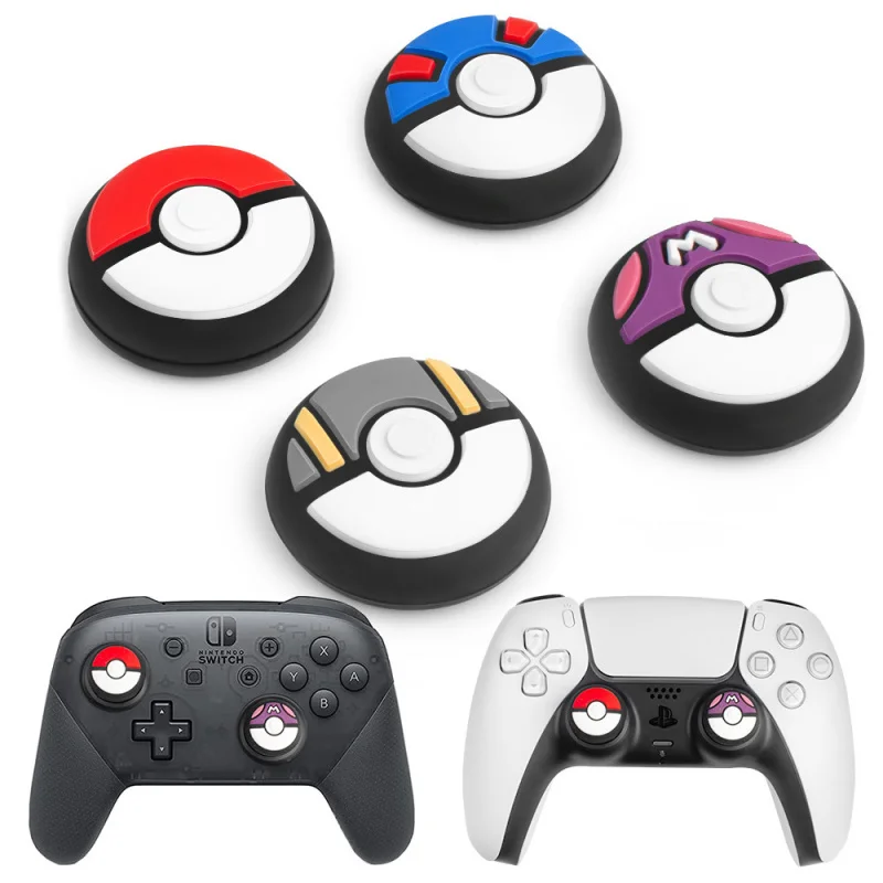 �y�Z�[�����z�A�j���|�P�����W���C�X�e�B�b�N�T���X�e�B�b�N�O���b�v�L���b�v PS5 Switch2 PRO XBOX�p �V���R��������|�P�{�[������~�ߌ����p�O���b�v�J�o�[