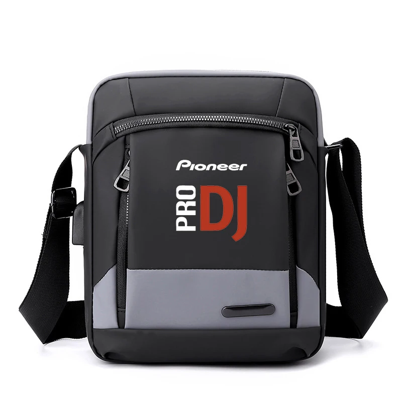 Pioneer Pro Dj-Bolso de hombro de nailon para hombre, bandolera de viaje, resistente al agua, informal, para deportes al aire libre