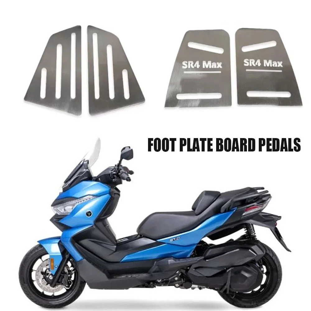 

Motorcycle Accessories Footrest Foot Pad Pedal Footboard Plate Step Foot Peg For VOGE SR4MAX SR4MAX 350