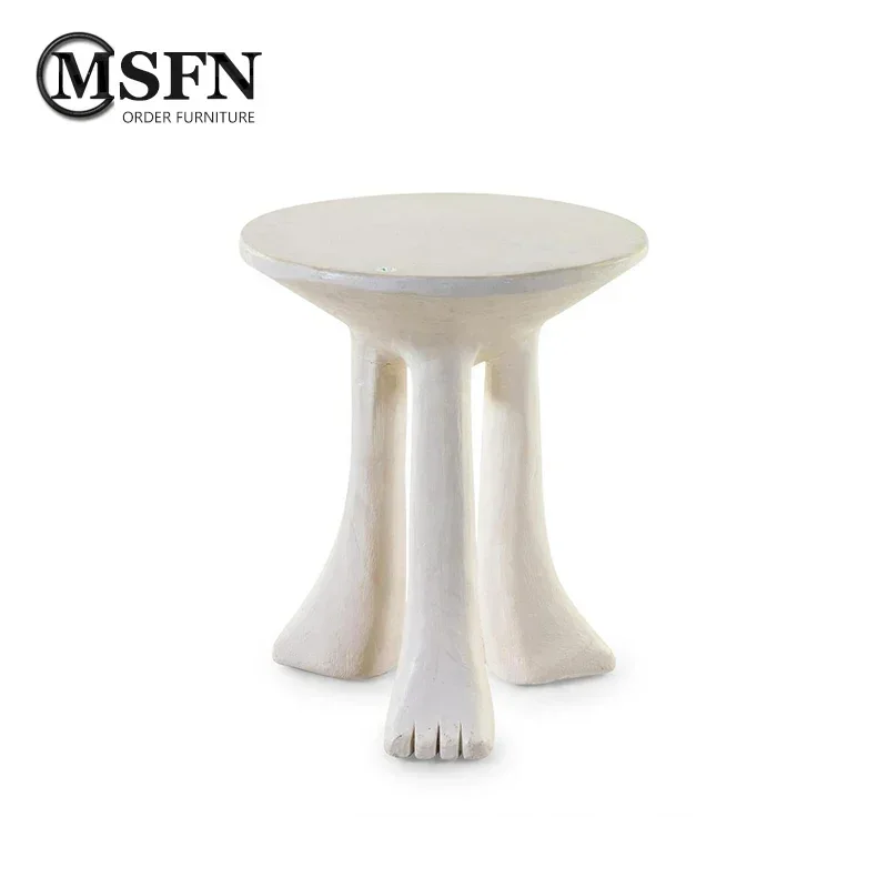 Three Feet Coffee Table Living Room Sofa Side Table Outdoor Balcony Small round Table