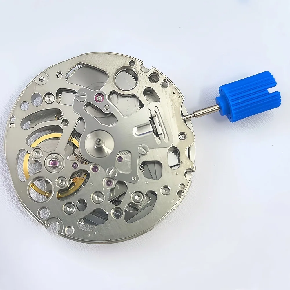 حركة NH70 NH70a آلية يابانية الصنع 24 جوهرة ، ساعة ميكانيكية هيكل عظمي ترقية أجزاء ساعة أوتوماتيكية وزارة الدفاع