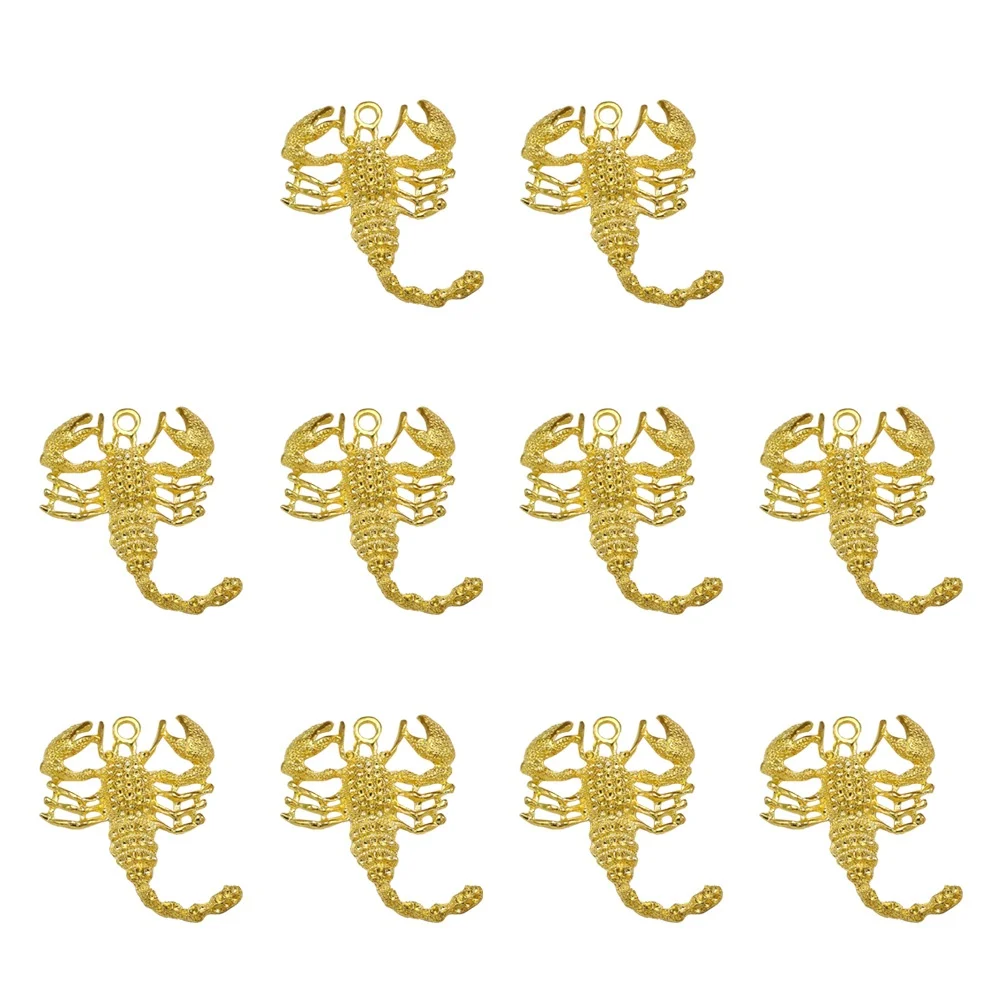 

10 Pcs Alloy Scorpion Pendant Jewelry Making Pendants Charm DIY Charms Necklaces