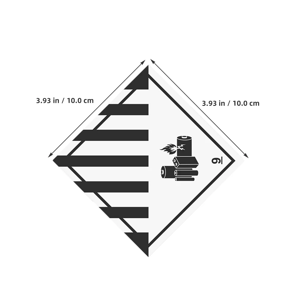 150pcs 9 Waterproof Adhesive Stickers Hazardous Materials Safety Label for Shipping Caution Transport Warning Sticker