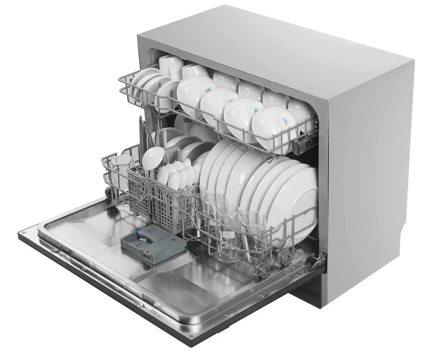 

8 комплектов компактных встраиваемых электрических посудомоечных машин из нержавеющей стали, индивидуальные интегрированные посудомоечные аппараты черного цвета для дома и отелей