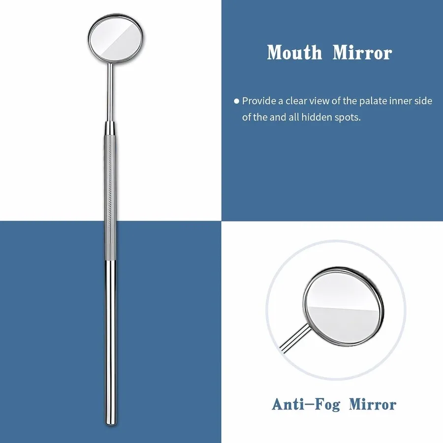 3 قطعة/المجموعة الفولاذ المقاوم للصدأ أدوات طب الأسنان عدة طب الأسنان مختبر الفم مرآة أطباء الأسنان اختيار أداة قشارة الأسنان لمجموعة تبييض الأسنان #6
